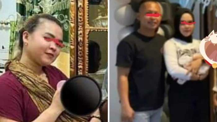 Tampang perwira polisi yang diduga telantarkan istri dan anak (Foto: Istimewa/FB Vhinanya Joko Vhinanya Joko)