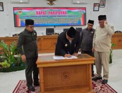 DPRD dan Pemkab Tanah Datar Sepakati Perda Pertanggungjawaban Pelaksanaan APBD Tahun Anggaran 2023