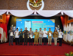 Gubernur Jambi Launching Implementasi Sertifikat Elektronik pada 4 Kantor Layanan Pertanahan Daerah