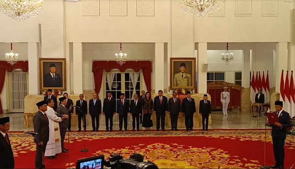 Presiden Jokowi Lantik Wakil Menteri Ekonomi