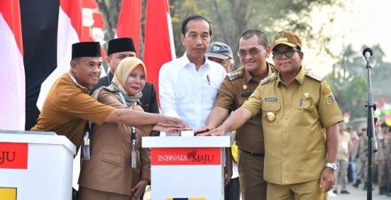 Presiden Jokowi Resmikan Infrastuktur.