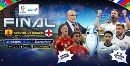 Spanyol vs Inggris Puncaki Final Euro 2024 di RCTI+