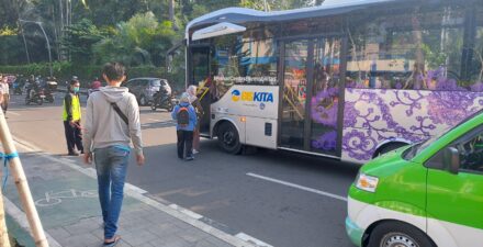 Layanan Biskita Trans Depok dari Terminal Depok-LRT Harjamukti.