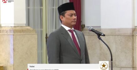 Presiden Jokowi Lantik Yuliot Tanjung Sebagai Wakil Menteri Investasi
