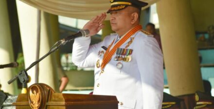 Upacara Peringatan Gugurnya Wali Kota Padang ke-2 di Lapangan Imam Bonjol