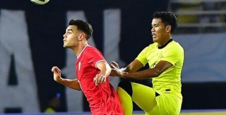 Laga Timnas Indonesia U-19 vs Timnas Malaysia U-19.