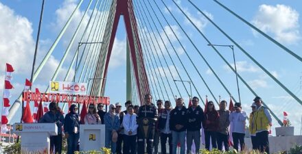 Presiden Jokowi Resmikan Jembatan Pulau Balang di Kalimantan Timur