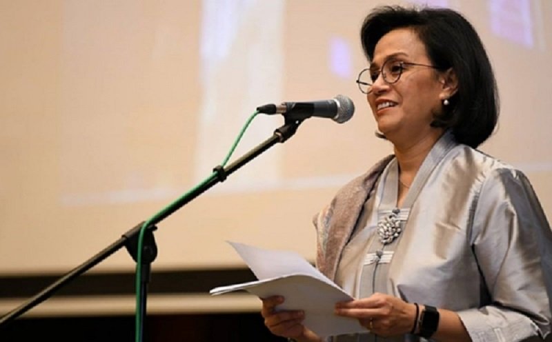 Menteri Keuangan Sri Mulyani bertemu Presiden Joko Widodo