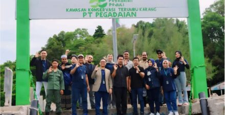 PT Pegadaian Dukung Pengurangan Emisi Karbon dengan Revitalisasi Terumbu Karang di Sabang