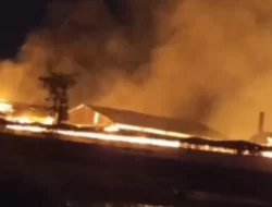 Pabrik Karton Terbakar di Kabupaten Pasuruan, Warga Panik