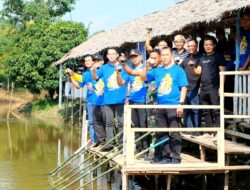 Lebih 1000 Masyarakat Muba Meriahkan Ngopi Bareng sambil Bekarang
