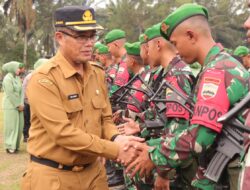 Pelepasan Satgas Pamtas Yonif 131/BRS Ke Papua, Rida : Jaga Amanah Dengan Baik