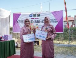 Solsel Juara I Lomba Defile dan Yel-yel PKK Tingkat Sumbar