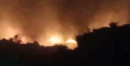 Lagi, Lagi… Diduga Akibat Sumur Minyak IlIegal Terjadi Kebakaran Dahsyat di Wilkum Polsek Sandes