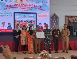 Pj Bupati Kapuas Erlin Hardi,ST. Rayakan Hari Anak Nasional