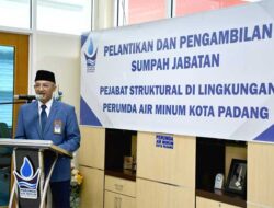 Demi Kebaikan Perusahaan, Pejabat Struktural Perumda Air Minum Kota Padang Dimutasi