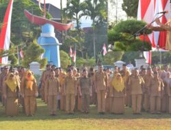 Pemko Pariaman kembali gelar Apel Gabungan di halaman Balaikota ; ASN wajib BerAKHLAK