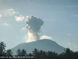 Erupsi Gunung Ibu, Warga Diimbau Waspada