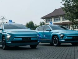 Hyundai Kona Electric Jadi Armada Taksi Listrik Blue Bird di IKN