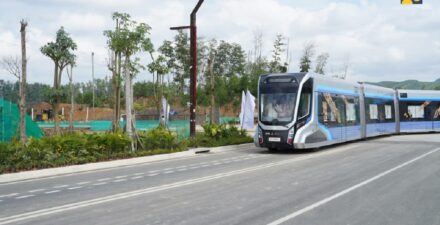 Sensasi Baru Transportasi Indonesia dengan Kehadiran Kereta Tanpa Rel di IKN.