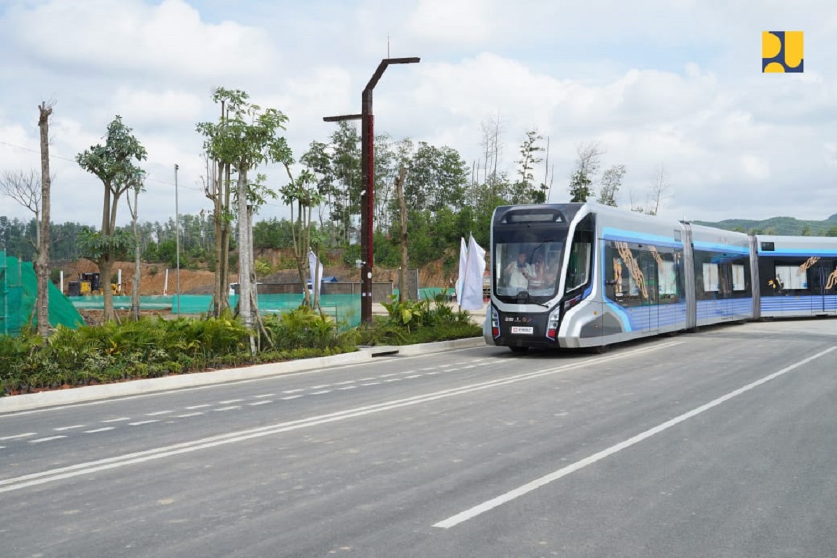 Sensasi Baru Transportasi Indonesia dengan Kehadiran Kereta Tanpa Rel di IKN.
