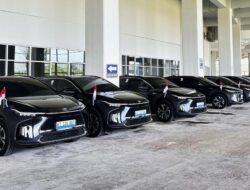 Toyota Kerahkan 40 Mobil Listrik bZ4X untuk Upacara HUT Ke-79 RI di IKN