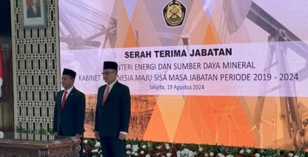 Arifin Tasrif serahkan jabatan Menteri ESDM ke Bahlil Lahadalia