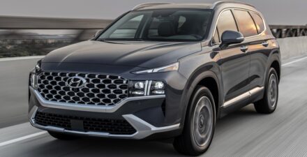 Hyundai Santa Fe Hybrid.