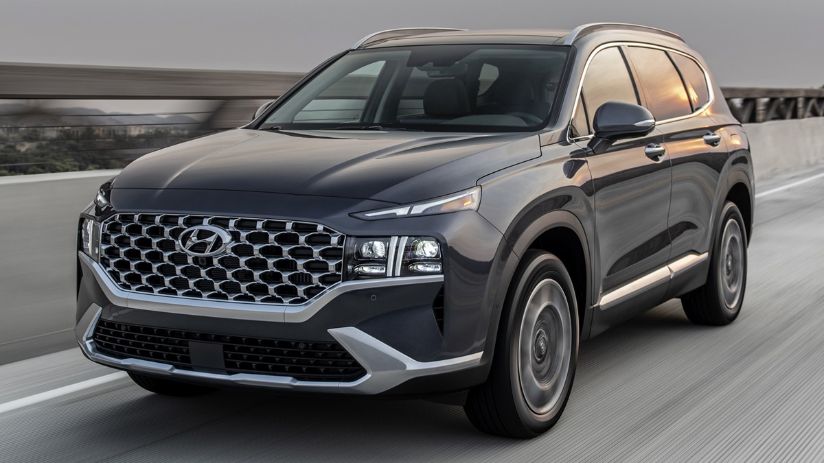 Hyundai Santa Fe Hybrid.