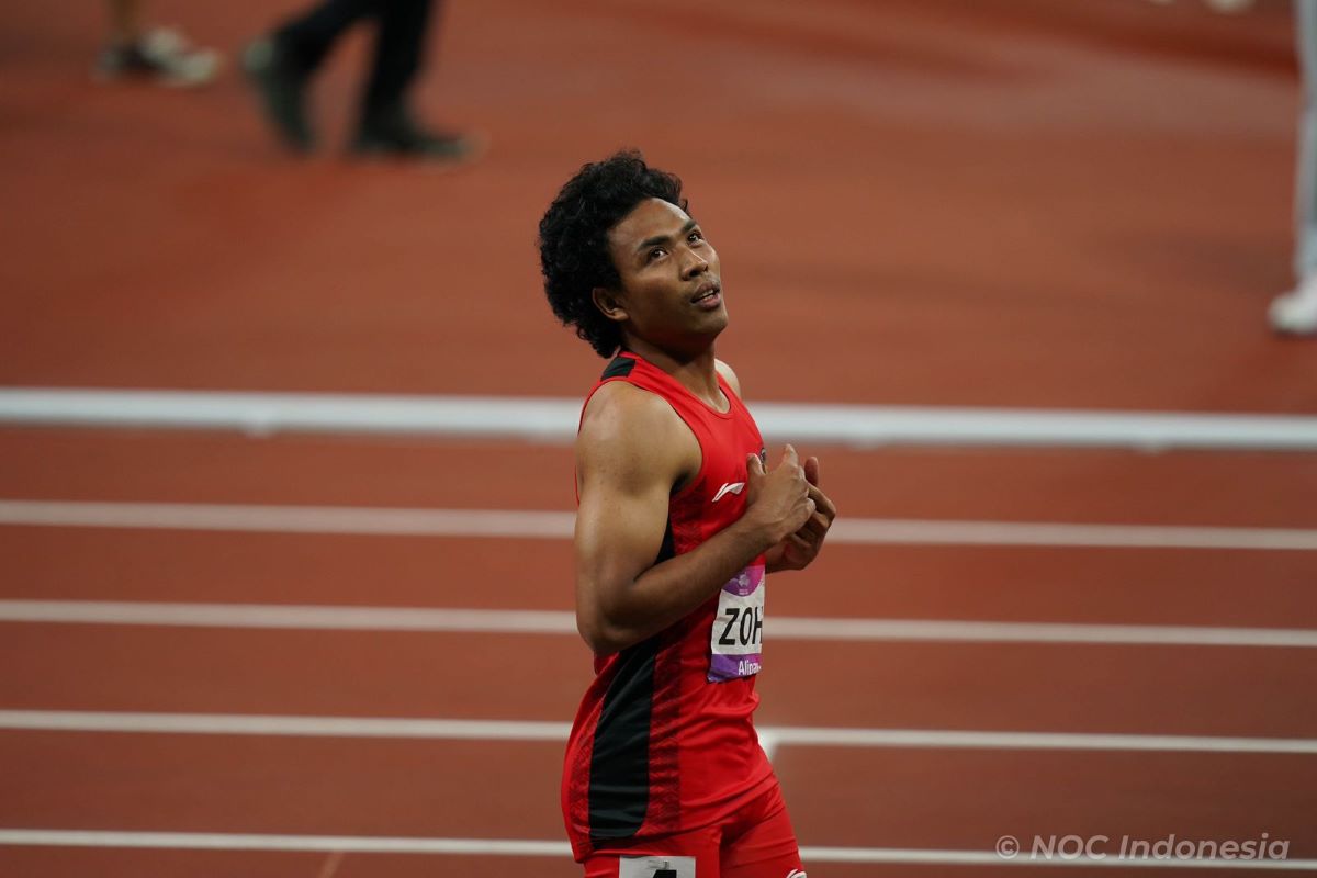 Sprinter asal Indonesia, Lalu Muhammad Zohri.