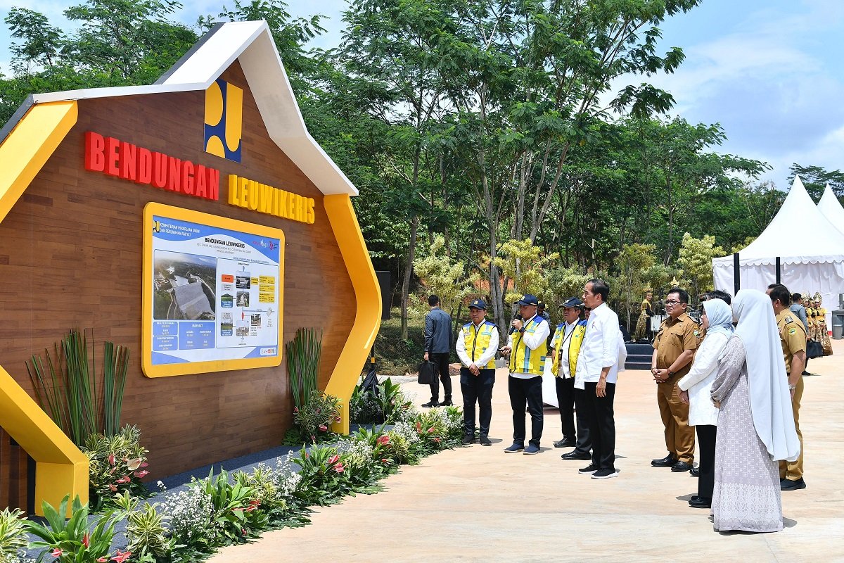 Presiden Jokowi Resmikan Bendungan Leuwikeris Hari Ini.