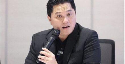 Erick Thohir bicara soal Liga 1 2024-2025.