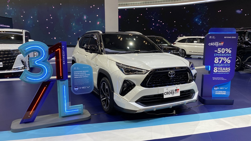 Ilustrasi Mobil Hybrid.