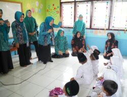 Ketua TP-PKK Provinsi Jambi Tinjau Posyandu Pinang Merah   Tanjung Jabung Timur