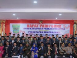 Sah ..! 40 Anggota DPRD Padang Pariaman Periode 2024-2029