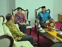 Gubernur Mahyeldi beserta Jajaran dan Unsur Forkopimda Jamu Kajati Sumbar yang Baru Yuni Daru Winarsih