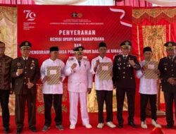 293 Warga Binaan Lapas Lubuk Basung Terima Remisi HUT RI ke-79