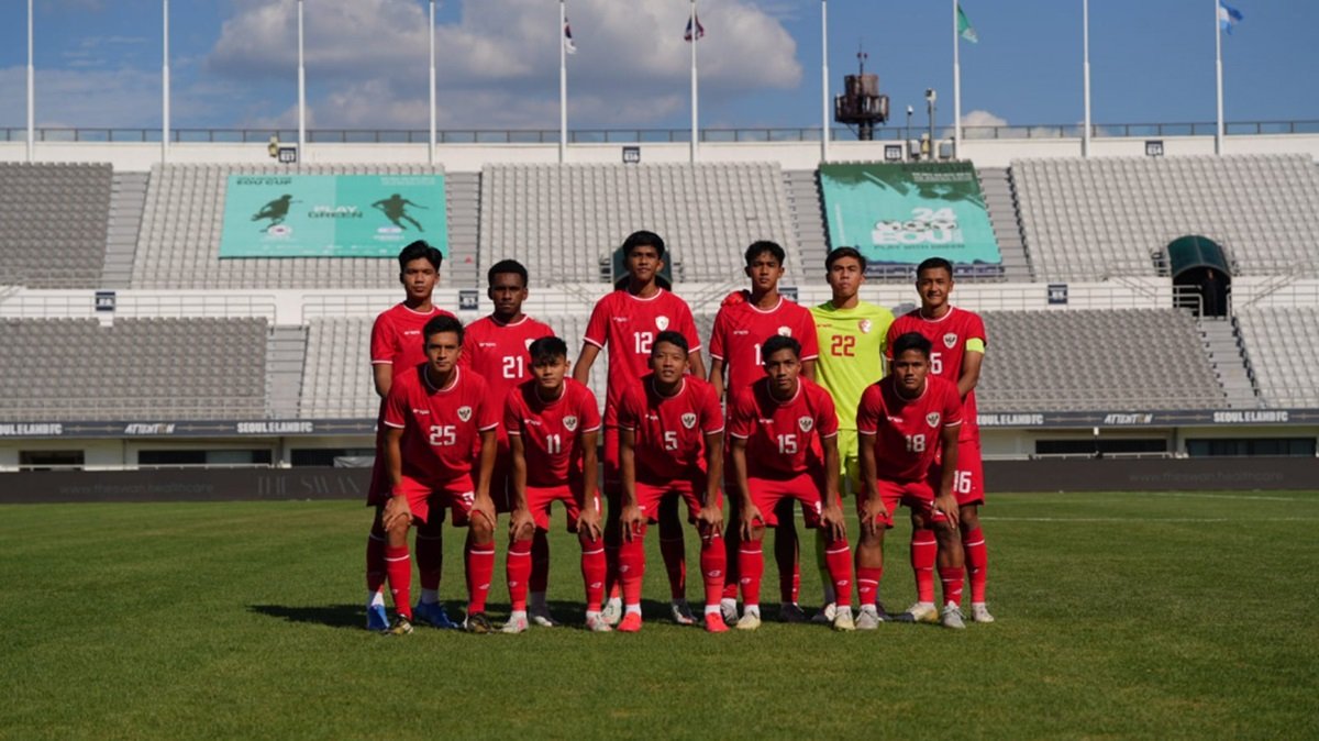 Jadwal siaran langsung Timnas Indonesia U-20 vs Timnas Korea Selatan U-20 di Seoul Earth On Us Cup 2024 sudah diketahui