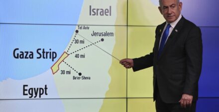 PM Israel Benjamin Netanyahu mengatakan Israel tidak akan meninggalkan koridor perbatasan Gaza sampai kondisi benar-benar aman