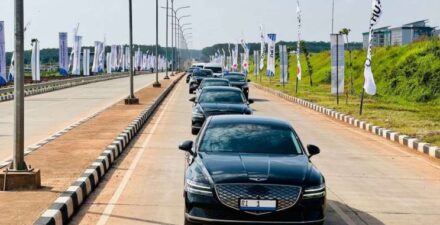 Genesis G80 saat dipakai pada KTT G20 (BPMI)