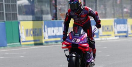 Martin Kalahkan Bagnaia, Marquez Tertahan di Posisi Keenam