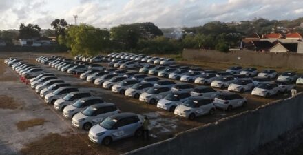 158 mobil listrik Wuling dikerahkan pada acara Indonesia Africa Forum di Bali.