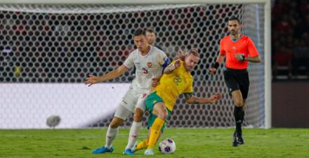 Timnas Indonesia vs Australia 0-0.