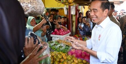 Presiden Jokowi Cek Harga Kebutuhan Bahan Pokok