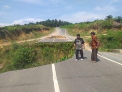 Warga Sangir Balai Janggo Harapkan Kelanjutan Pembangunan Jalan Sungai Sungkai-Sungai Rumbai yang Terputus Akibat Bencana