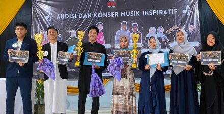 Nasyid Nusantara Jawa Barat saat menggelar Audisi Pasanggiri Nasyid dan Konser Musik Inspiratif 2024 di Sukabumi. (Dok. Istimewa)