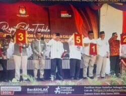 Penetapan Nomor Urut Paslon Walikota dan Wakil Walikota Sungai Penuh