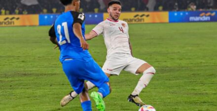Timnas Indonesia siap menantang Bahrain malam ini.