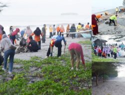 Giat Hari Kedua Gerakan 1491 Bersih-Bersih Kian Indah Pantai di Kota Pariaman