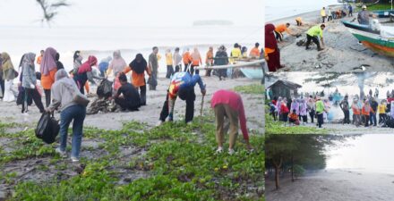 Giat Hari Kedua Gerakan 1491 Bersih-Bersih Kian Indah Pantai di Kota Pariaman